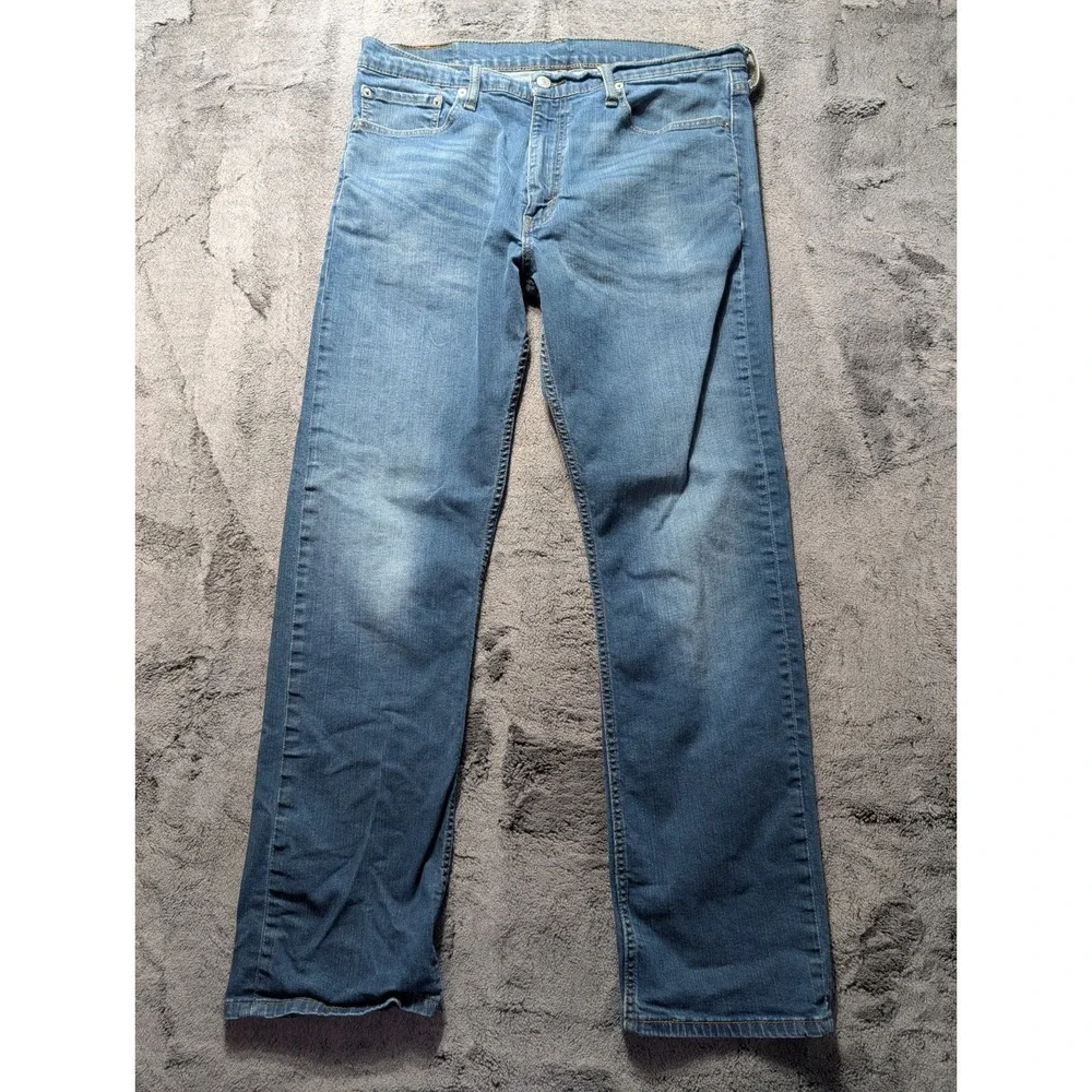 Levi's 513 Slim Straight Leg Jeans Men's Size 36x32 Medium Wash